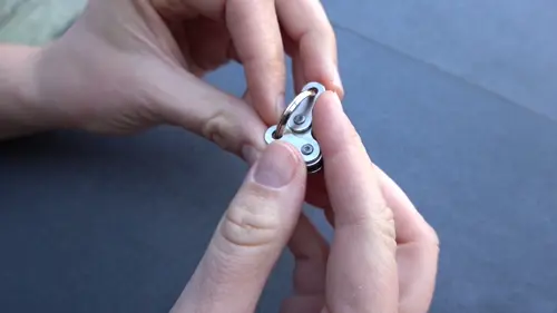 🔗 Fidget anti-stress chaîne de vélo upcyclée - EDC fidget Fidget chaine de vélo et un anneau