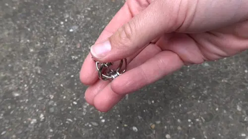 🔗 Fidget "Flippy chain" anti-stress chaîne de vélo + 2 anneaux Fidget en chaîne de vélo upcyclé - flippy chain