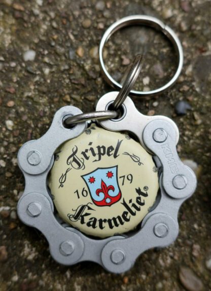 Porte-clés chaîne + capsule Tripel Karmeliet