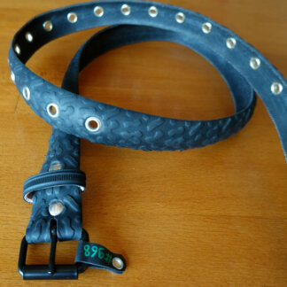 Ceinture noire en pneu de vélo upcyclé - Re-Cycle-On