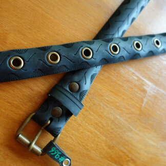 Ceinture noire en pneu de vélo upcyclé - Re-Cycle-On