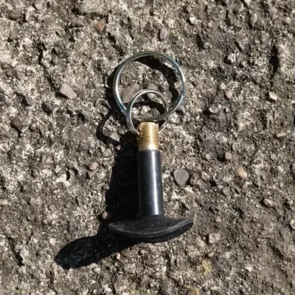 Porte-clés valve de chambre à air de vélo upcyclée - cadeau cycliste