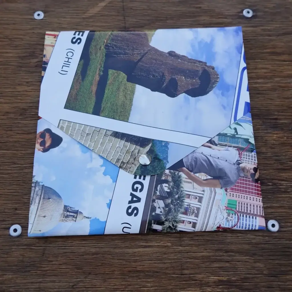 pochettes cadeau reutilisables en moquette de salon ou en bache publicitaire upcyclees1