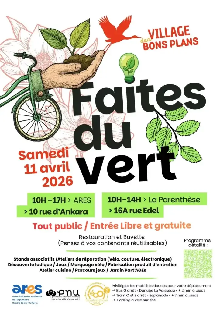 "Faites du Vert" à Strasbourg - Fête du PNU