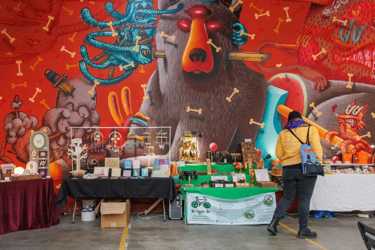 Le Gros bordel du Graffalgar 2026 - Collectif Berthel avec Re-Cycle-On, Le Loup Qui Rêve et VintageMadbyM