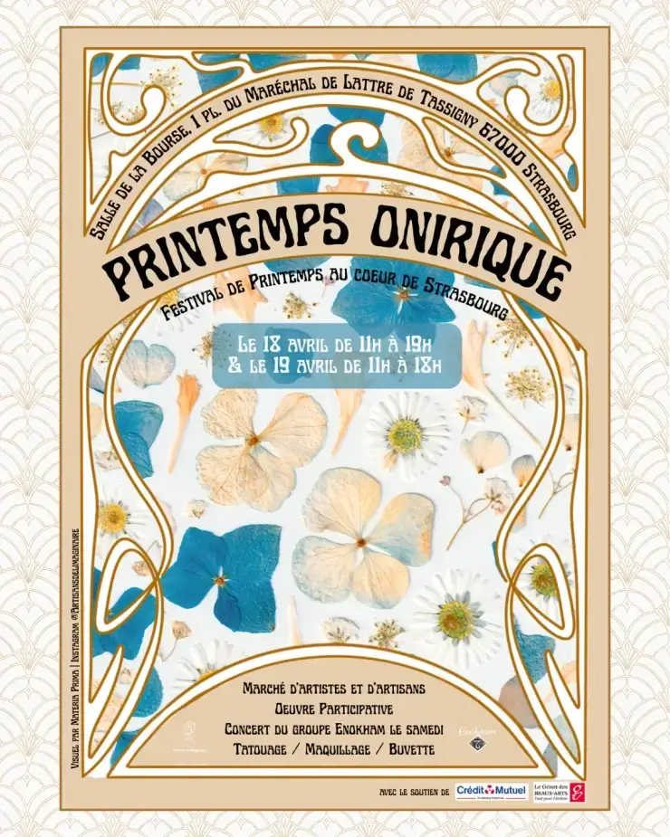 Printemps Onirique - marché d'artisanat à Strasbourg