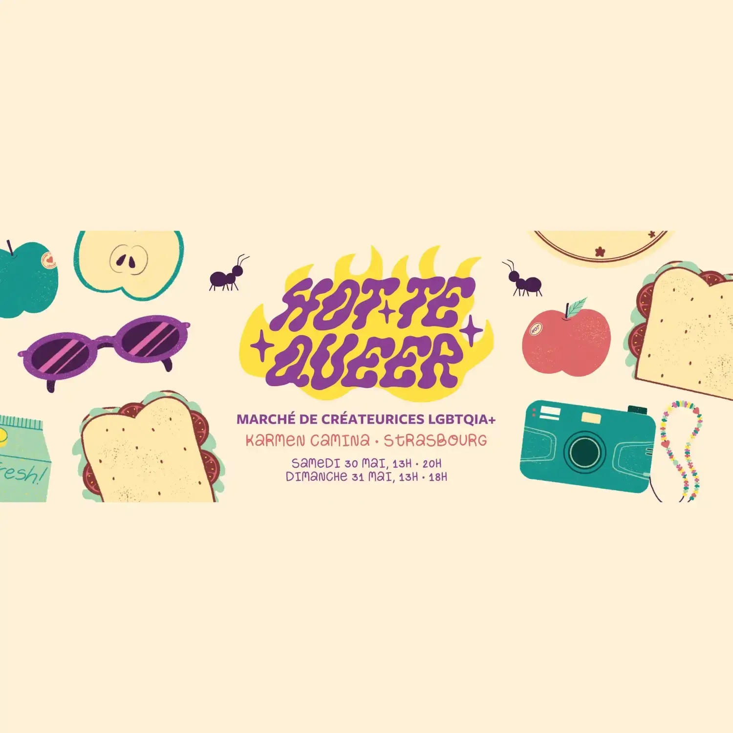 Marché LGBTQIA+ Hotte Queer à Strasbourg
