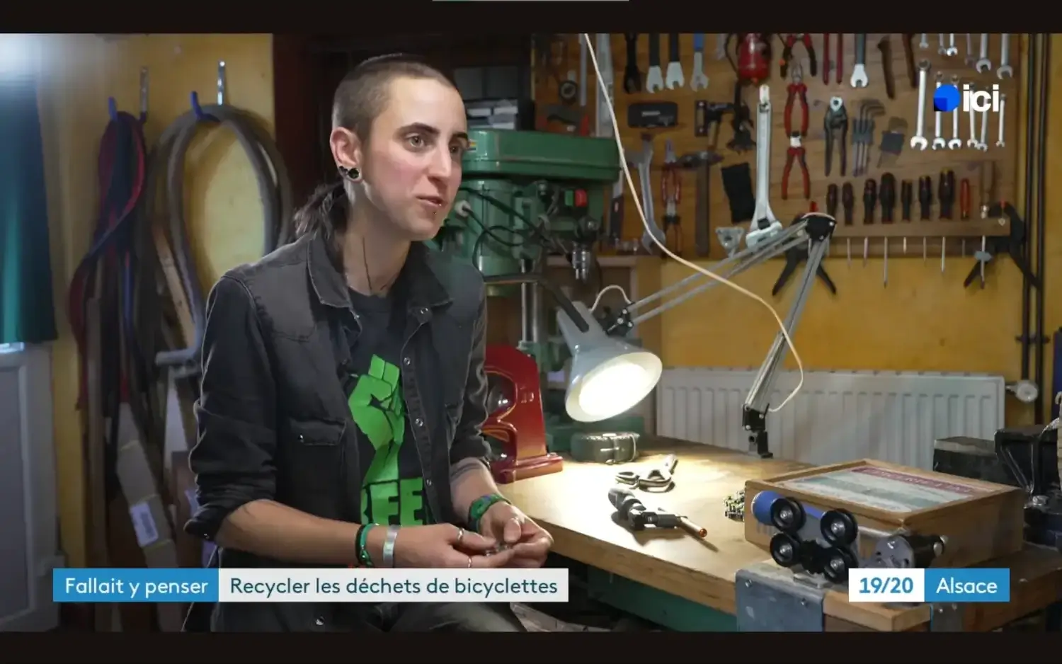 Stéphanie de Re-Cycle-On interviewée dans "Fallait y penser" sur France 3 Alsace