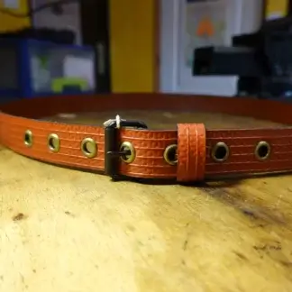 ceinture en tuyau de lance à incendie - largeur 25mm - boucle noire